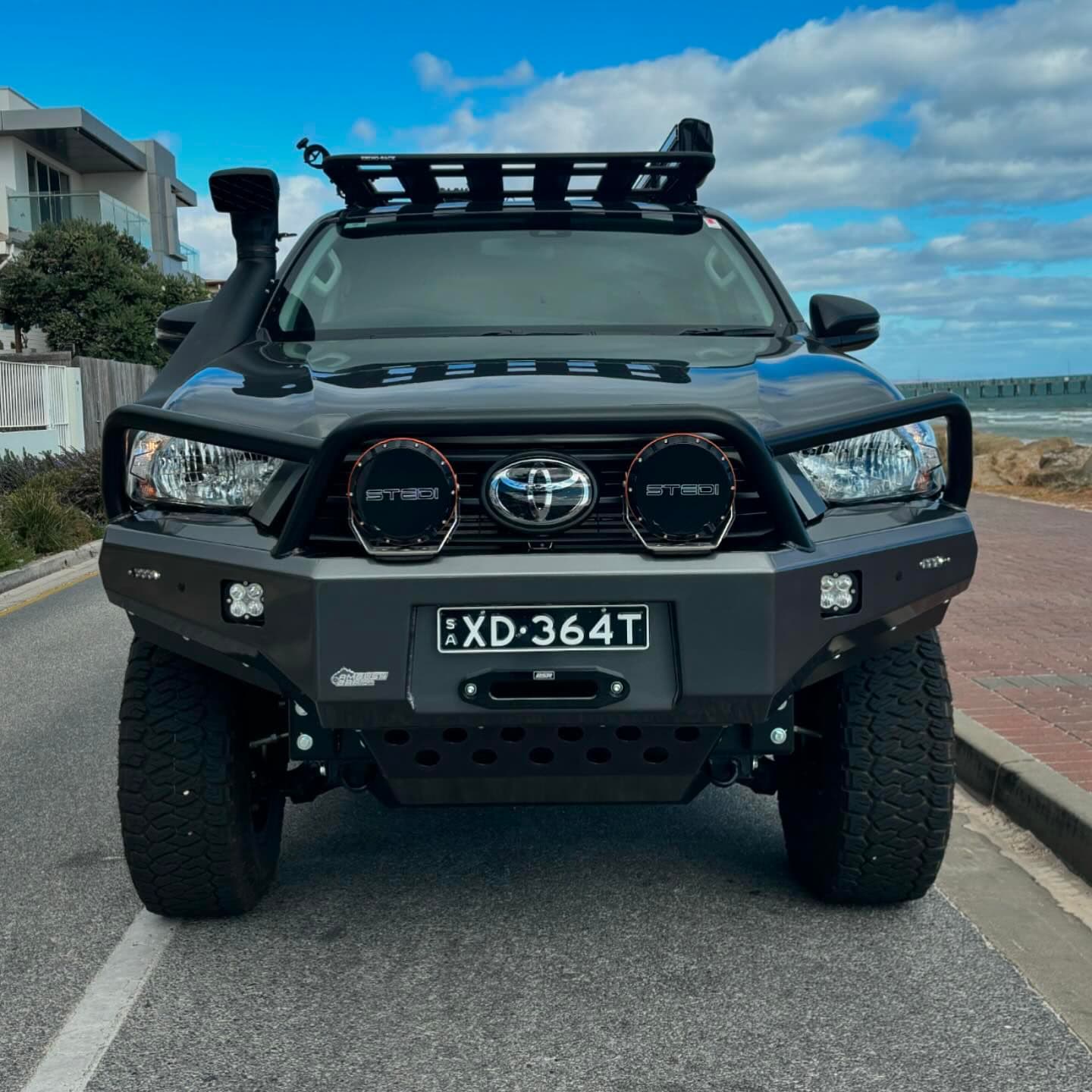 PSR Ambush Triple Hoop 2016+ N80 Hilux Bullbar